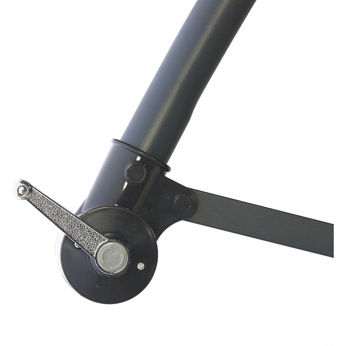 GARDENSTAR Parasol déporté octogonale - Aluminium et polyester - 3x4m - Rouge dahlia