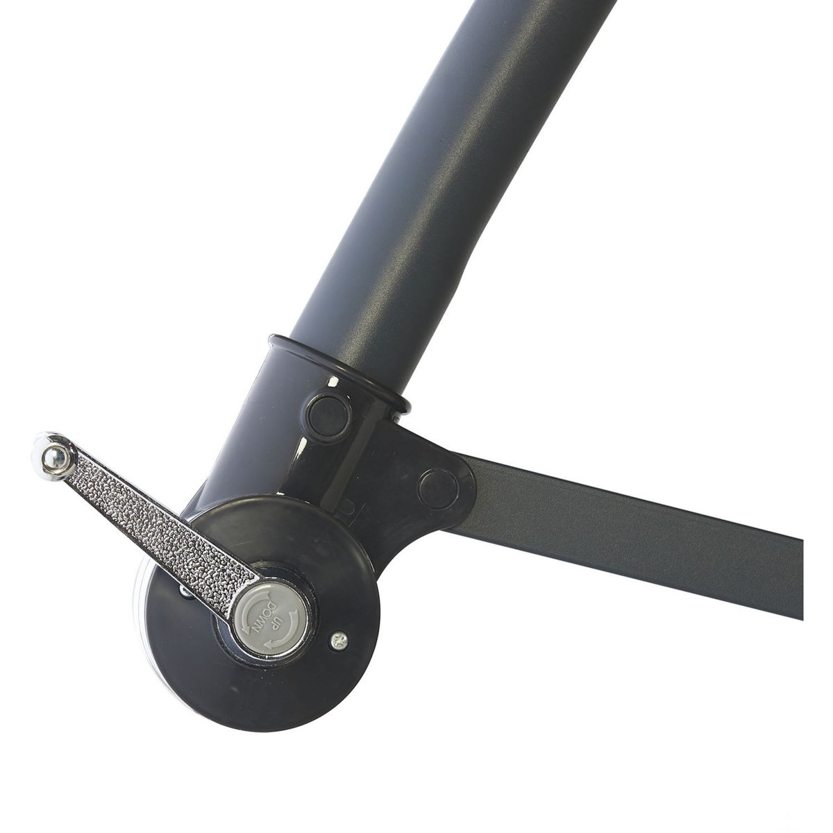 GARDENSTAR Parasol déporté octogonale - Aluminium et polyester - 3x4m - Rouge dahlia