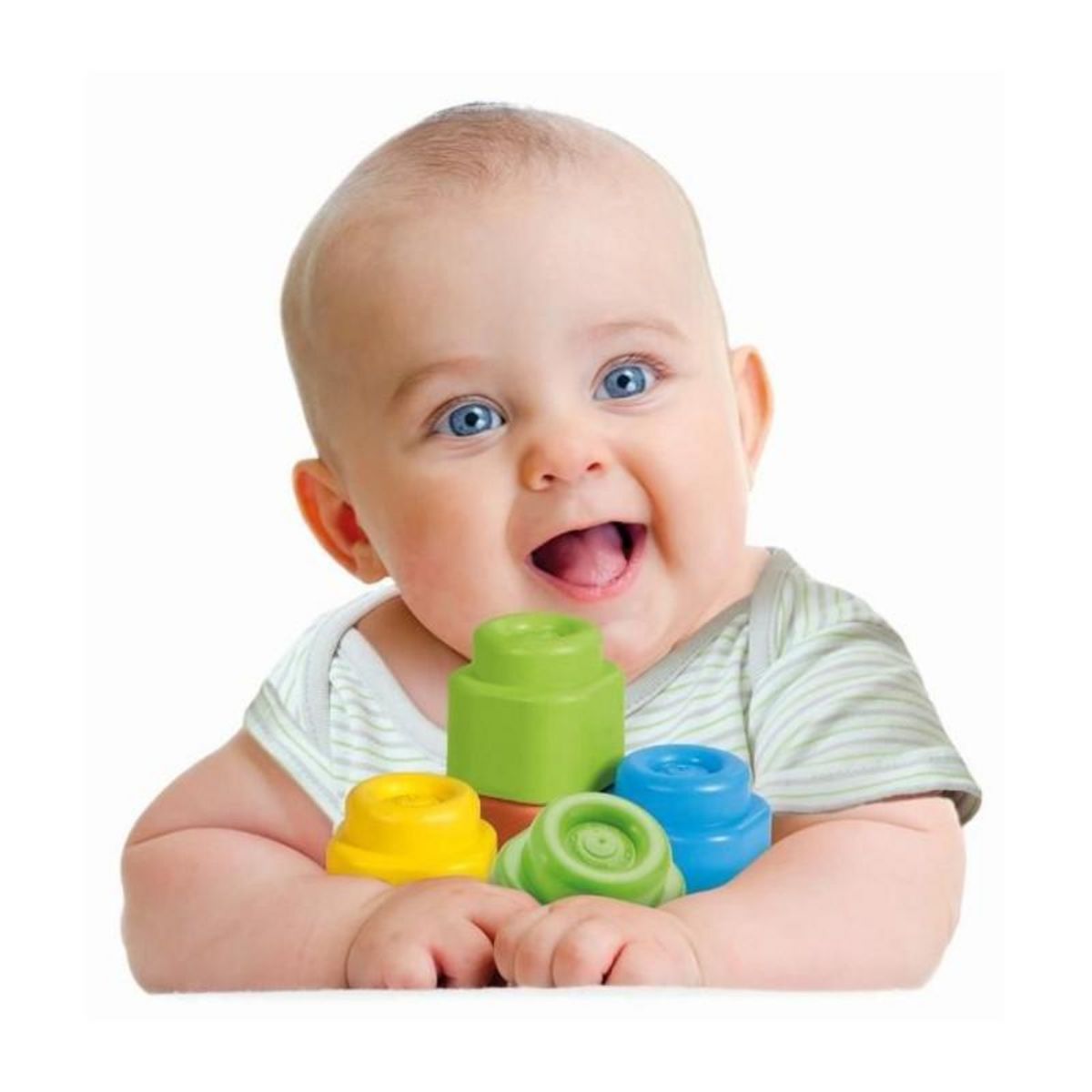 CLEMENTONI Jeu d'éveil Clementoni Sac Souple 40 Cubes Clemmy