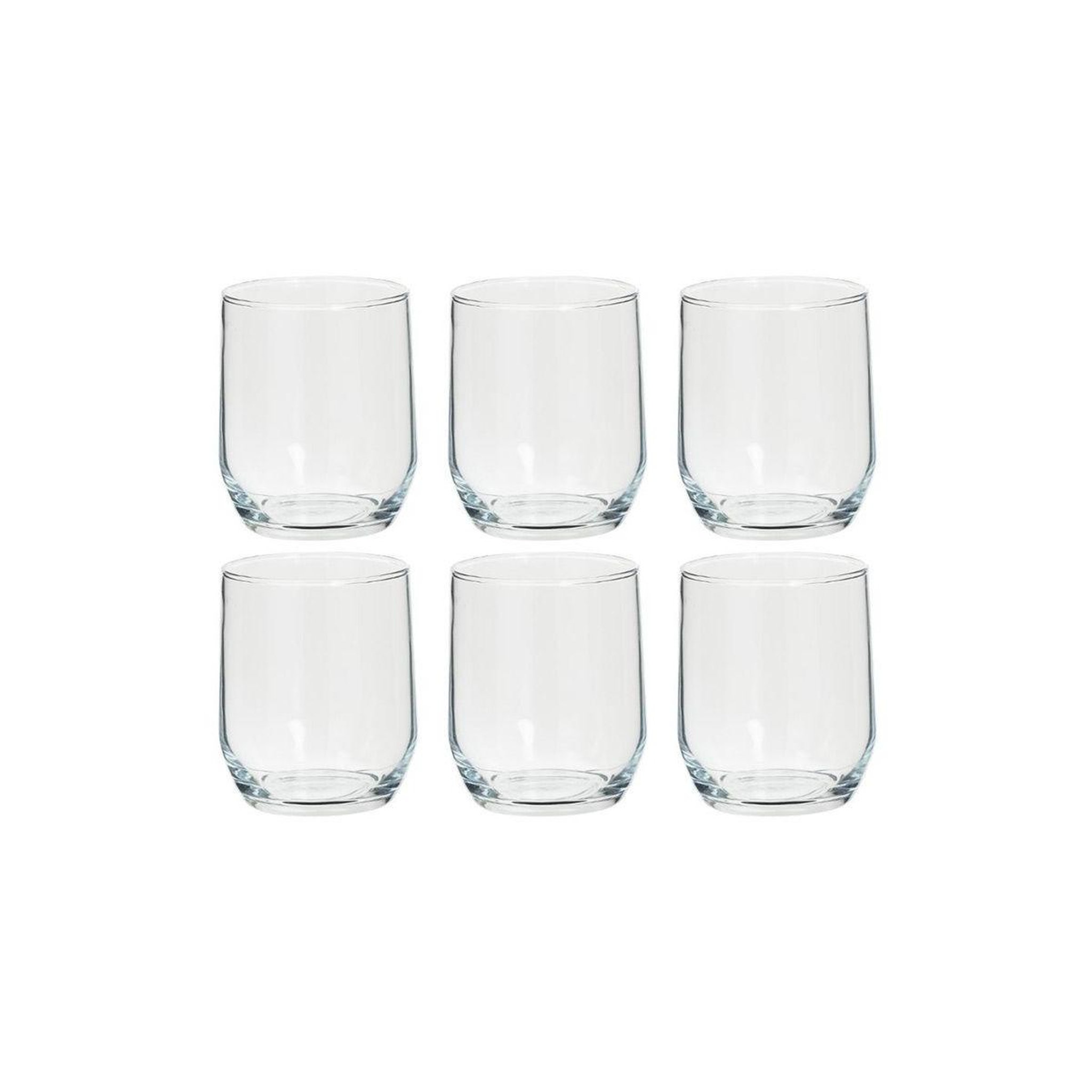 SECRET DE GOURMET Lot de 6 Verres Bas  Paol'eau  31cl Transparent