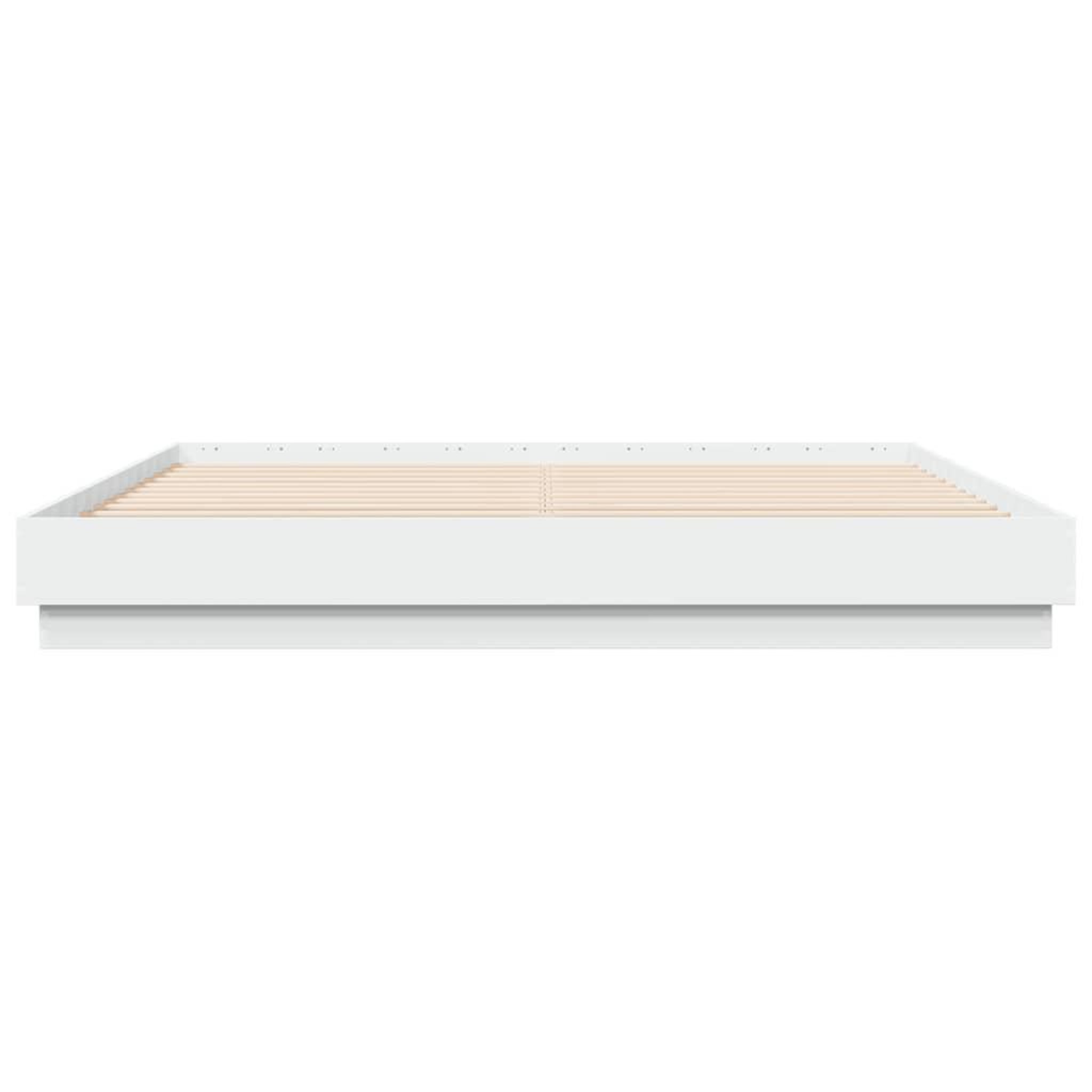 Voir la diapositive 3 : VIDAXL Cadre de lit sans matelas blanc 180x200 cm