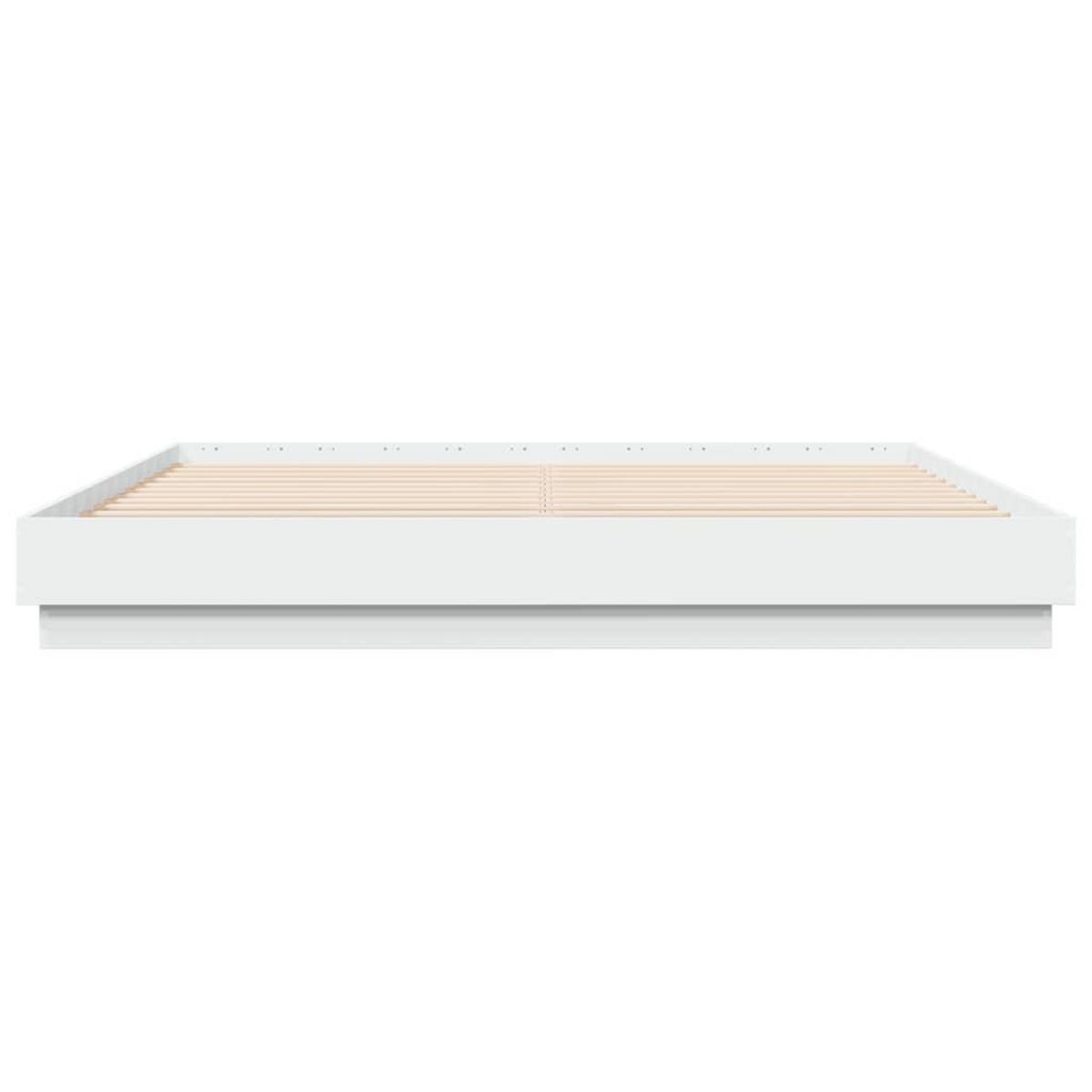 VIDAXL Cadre de lit sans matelas blanc 180x200 cm
