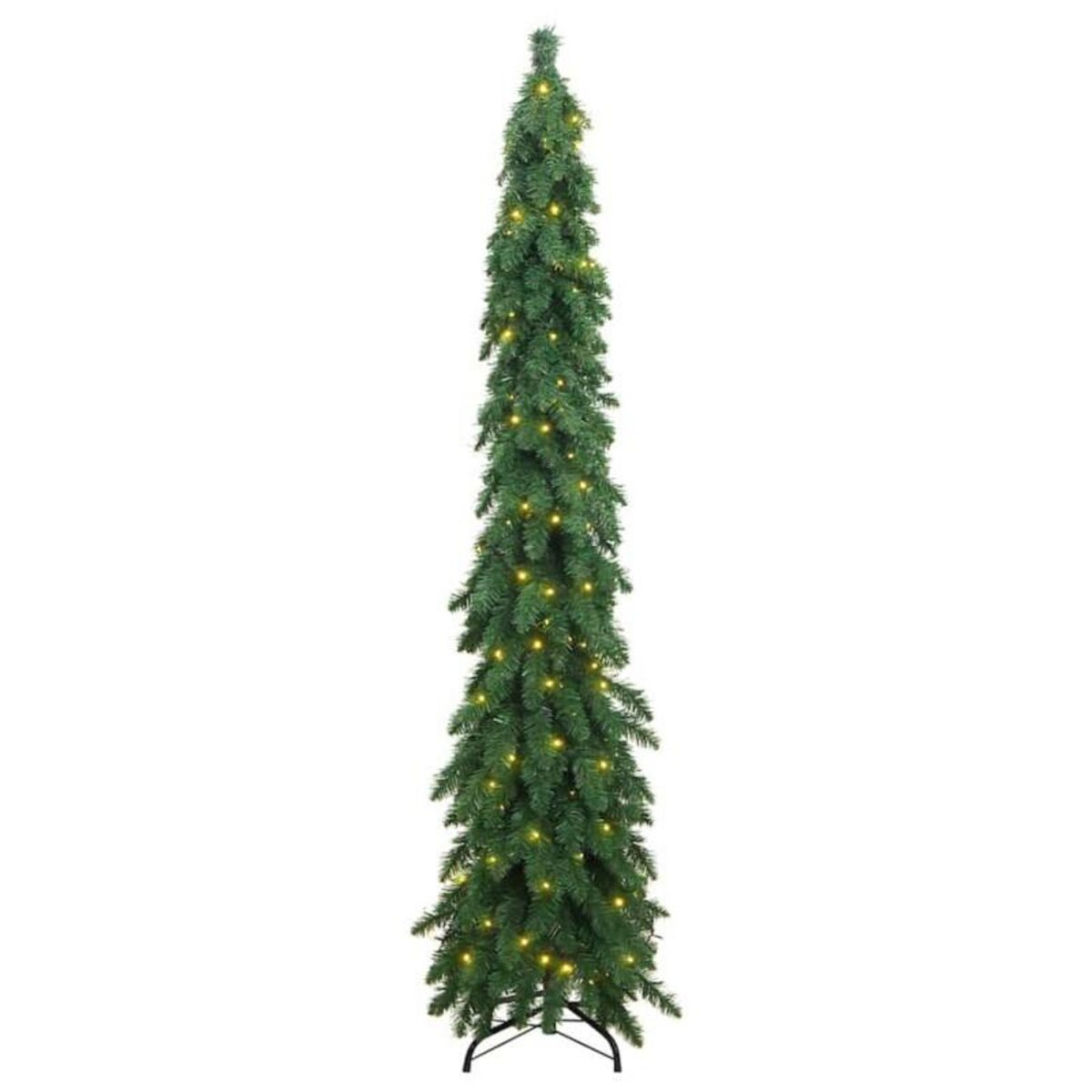 VIDAXL Arbre de Noël artificiel pré éclairé avec 130 LED 210 cm