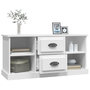 Voir la diapositive 5 : VIDAXL Meuble TV blanc 99,5x35,5x48 cm bois d'ingenierie