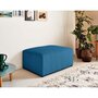 Voir la diapositive 2 : BEST MOBILIER Topaze - pouf - en velours côtelé
