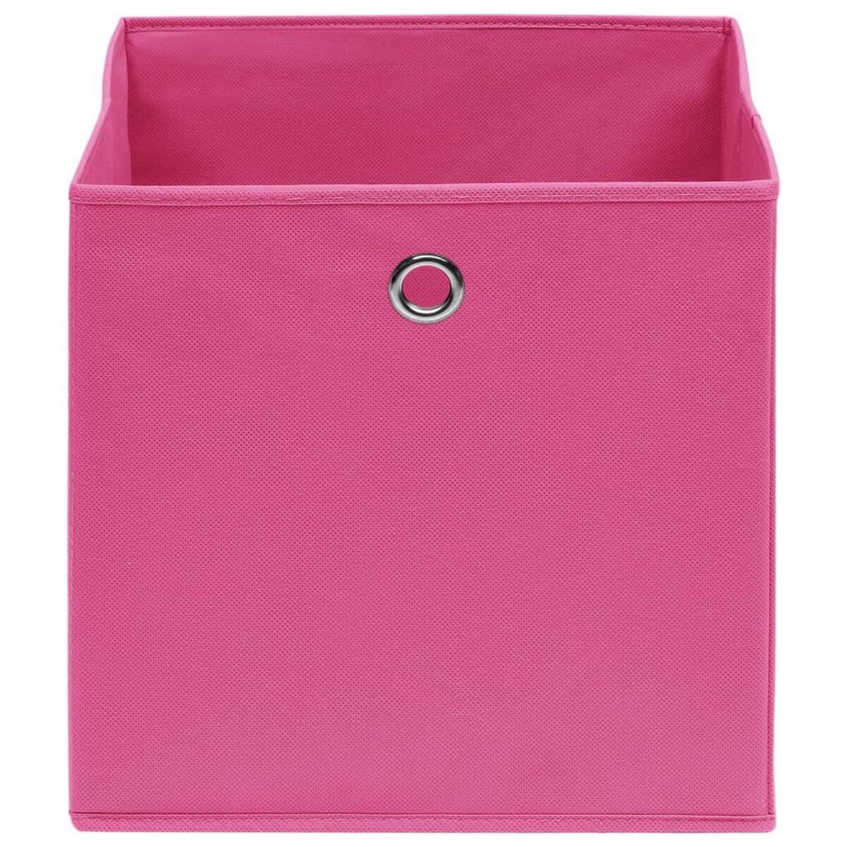 VIDAXL Boîtes de rangement 10 pcs Tissu intisse 28x28x28 cm Rose