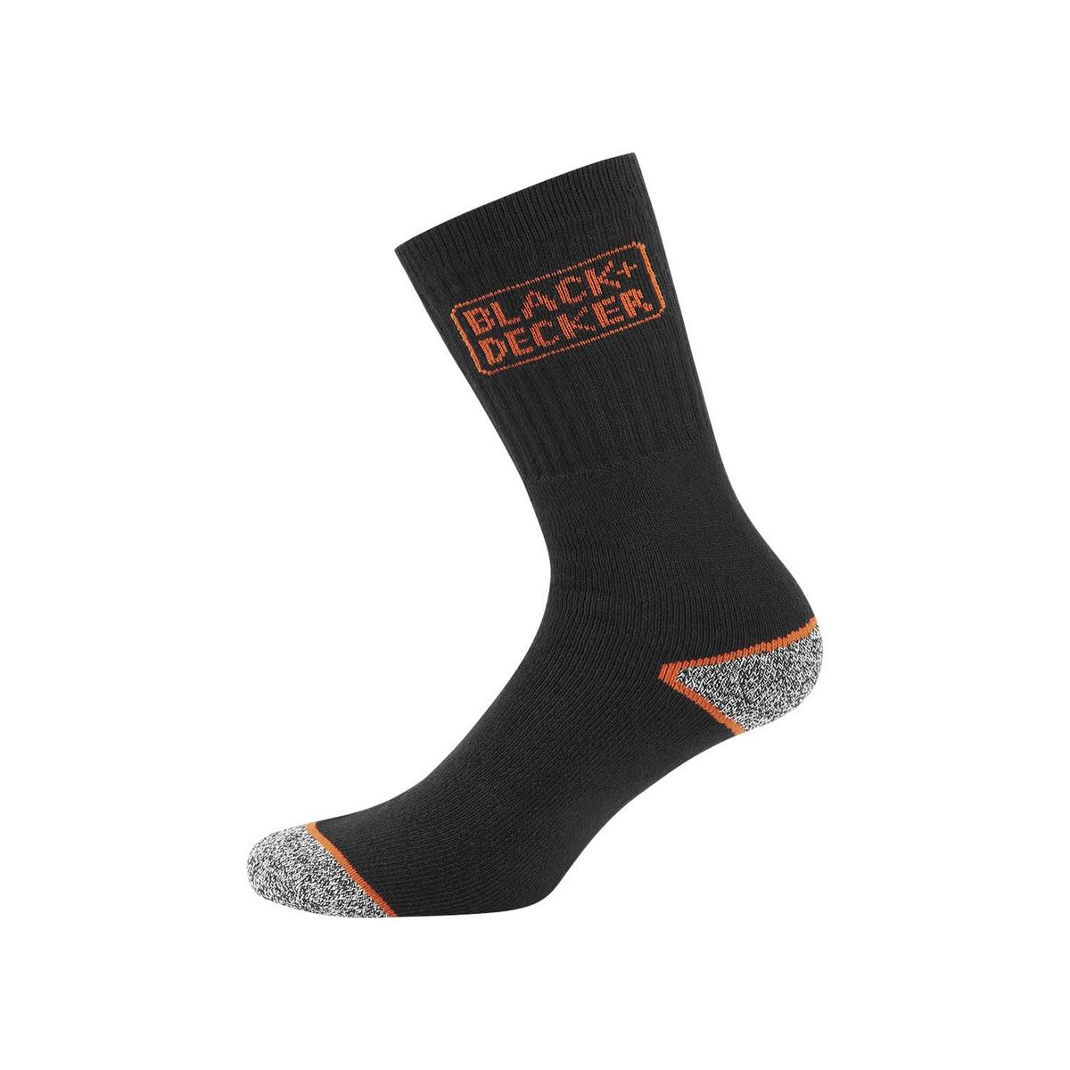 Black et Decker Lot de 6 Paires de Chaussettes hautes de travail TEK