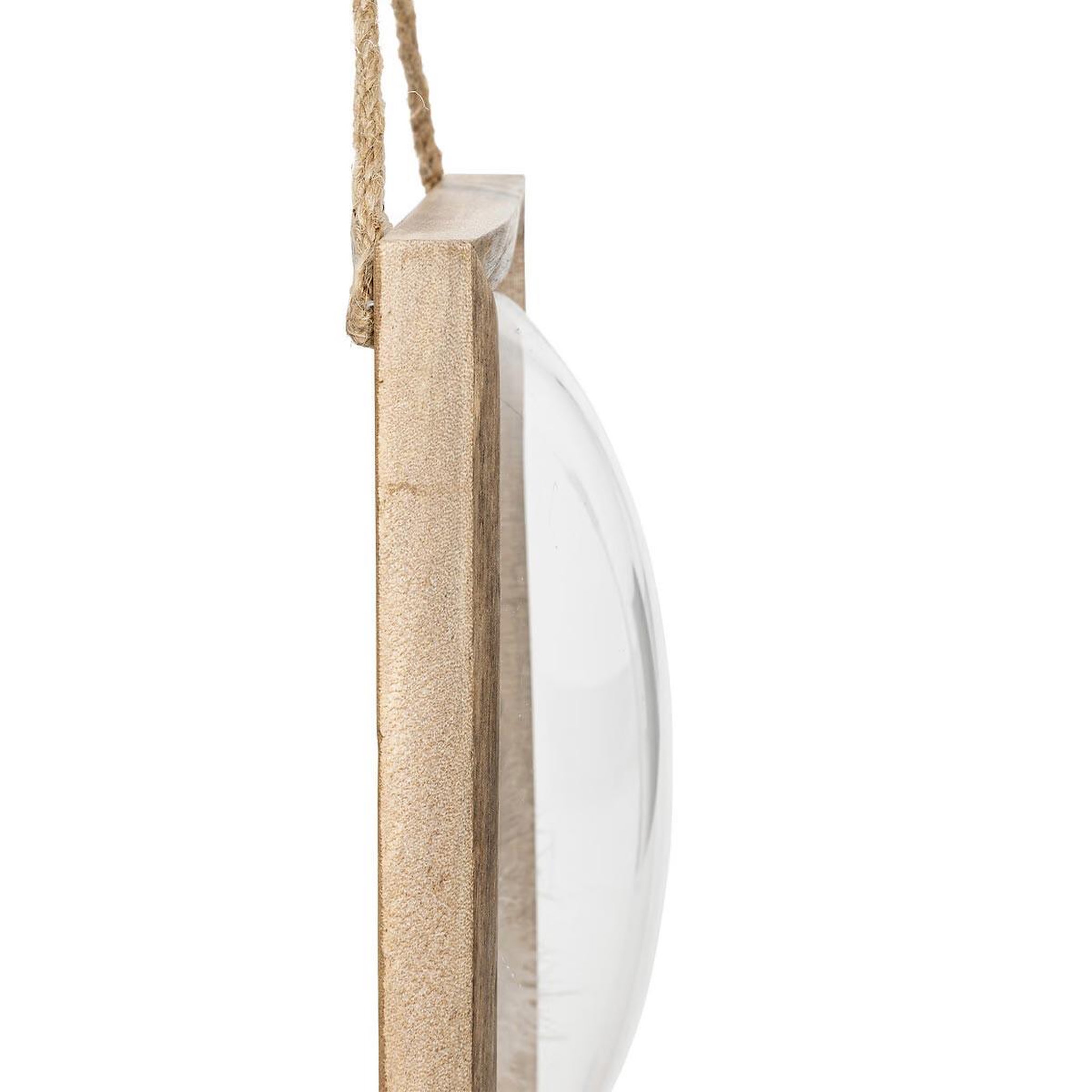 Voir la diapositive 2 : ATMOSPHERA Déco murale bombée plumes  jonas  34cm marron