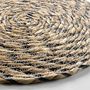 Voir la diapositive 2 : Paris Prix Set de Table Rond en Paille  Nala  38cm Naturel & Noir