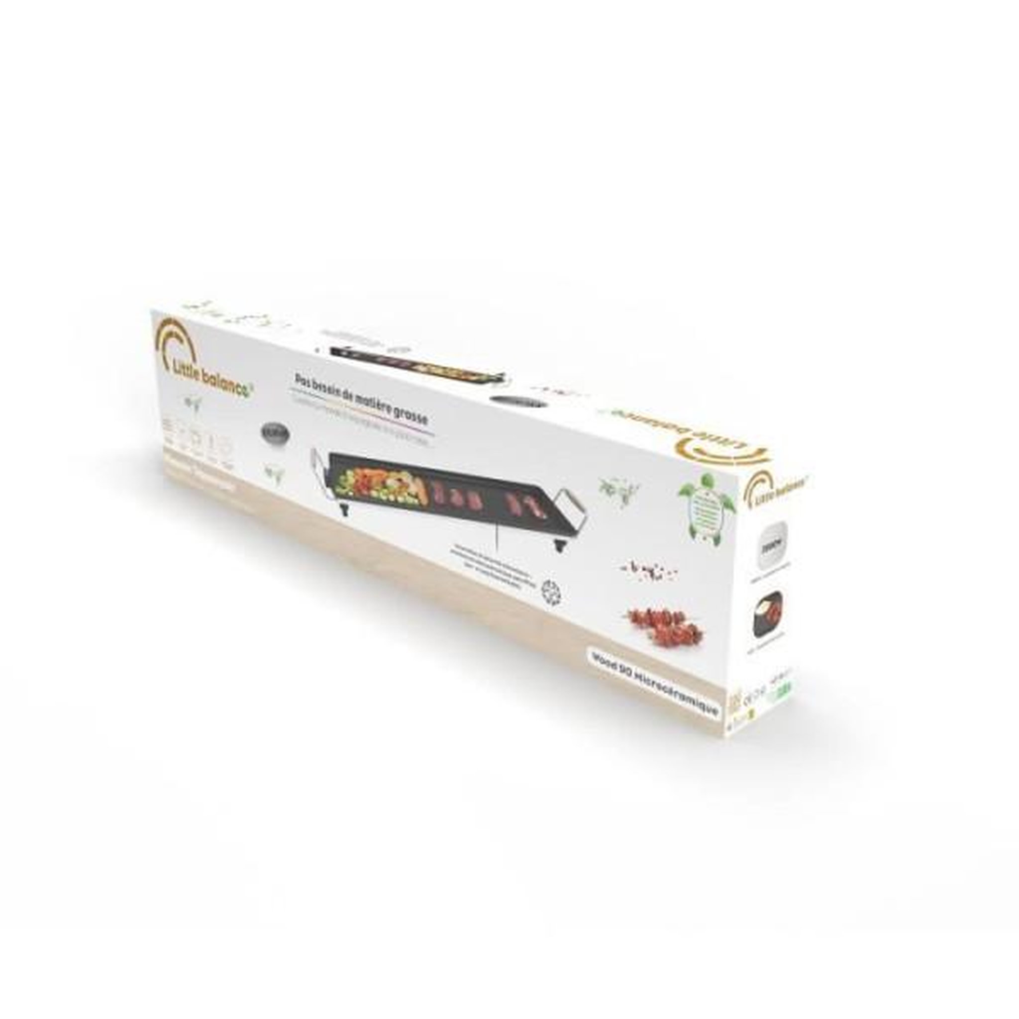 Voir la diapositive 6 : LITTLE BALANCE Plancha électrique 2000w 90x23cm - 8742