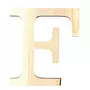 Artémio Alphabet en bois 11,5cm Lettre F
