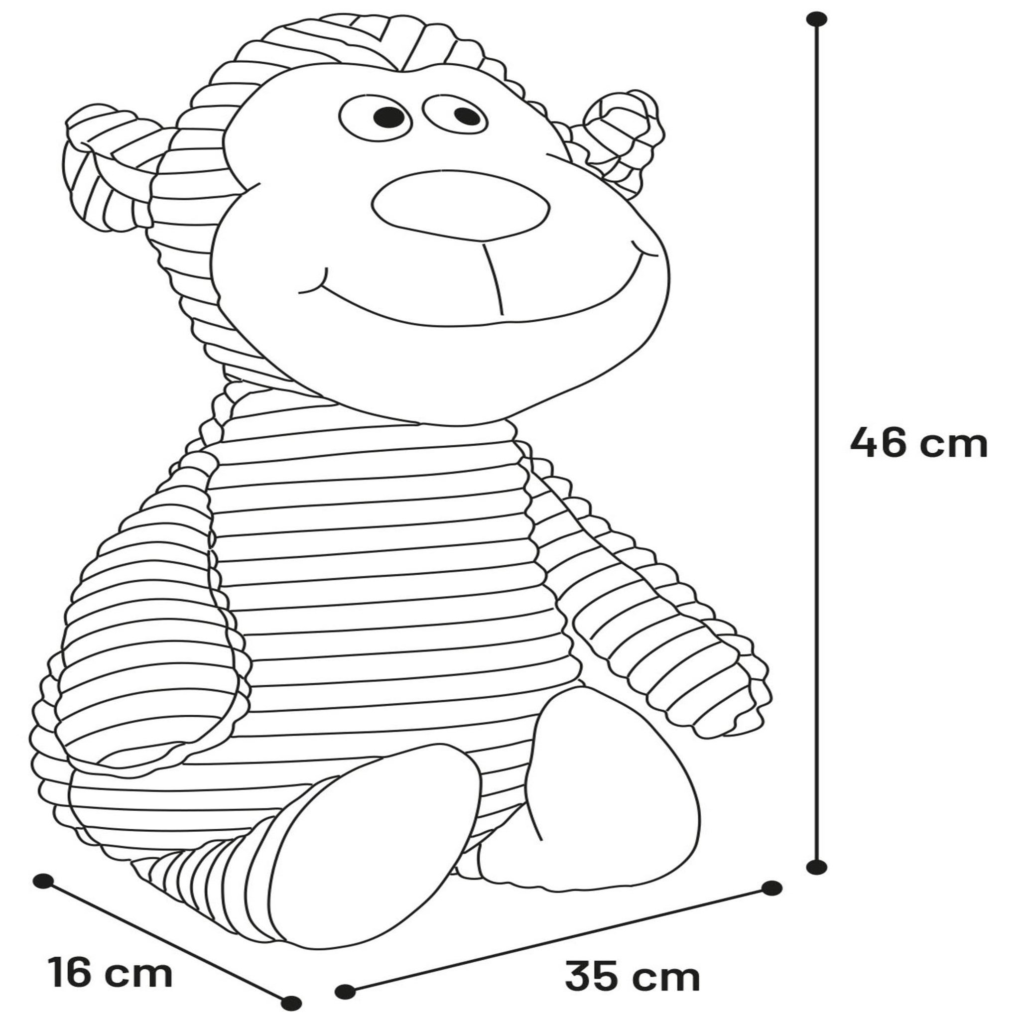 Voir la diapositive 3 : Eden Jeu peluche pour animaux sonore singe