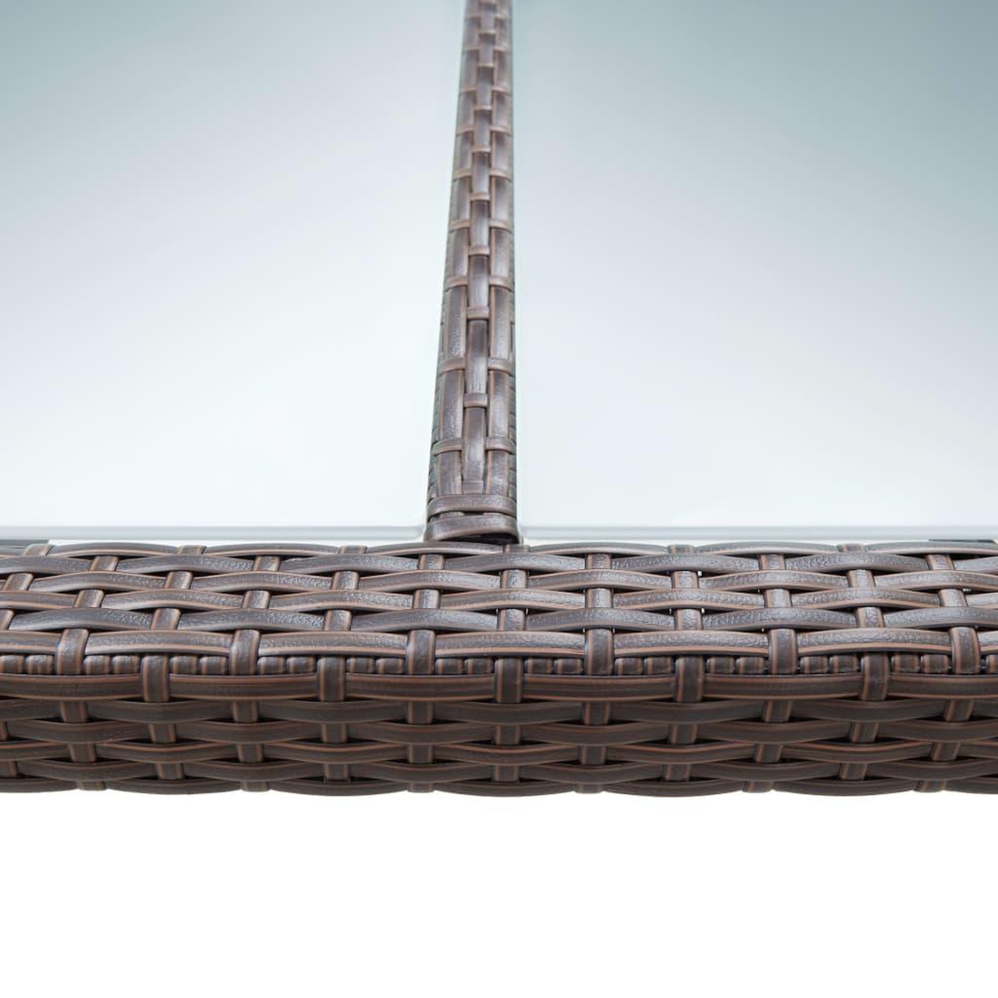 Voir la diapositive 4 : VIDAXL Table a dîner d'exterieur Marron 200x150x74 cm Resine tressee