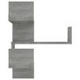 Voir la diapositive 3 : VIDAXL Etagere d'angle murale Sonoma gris 40x40x50cm Bois d'ingenierie