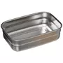 FIVE Lunch Box Repas  Inox & Bambou  0,85L Argent