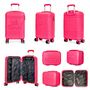 Voir la diapositive 3 : Little Marcel Lot valise cabine 55cm plus un vanity rigide