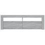 Voir la diapositive 5 : VIDAXL Meuble TV avec lumieres LED sonoma gris 120x35x40 cm