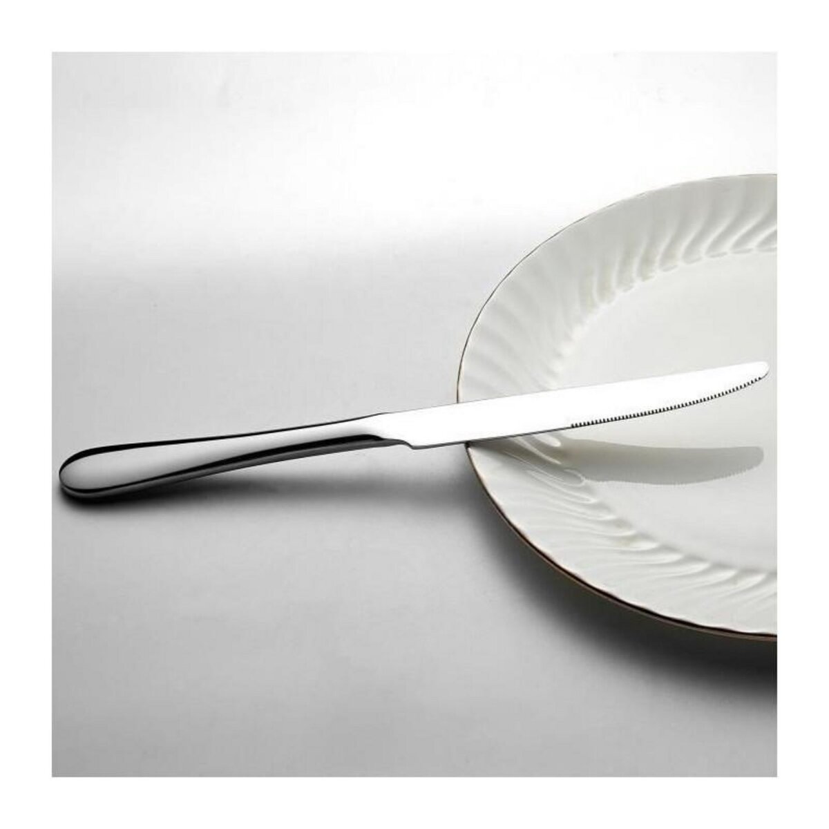 Arthur Martin Ménageres - ARTHUR MARTIN - AM2202 - 24 pieces - Acier inoxydable - Finition miroir poli avec manche mat