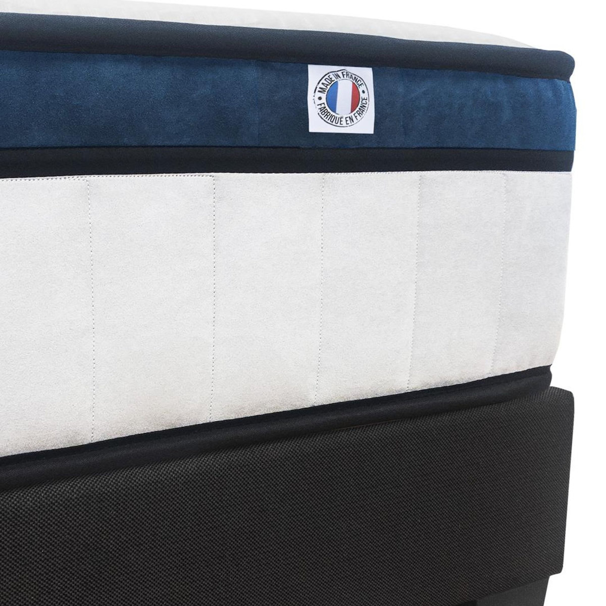 HYPSOM HYPSOM | Pack Prêt à dormir MONTESQUIEU | Matelas Ressorts ensachés + Sommier + Accessoires