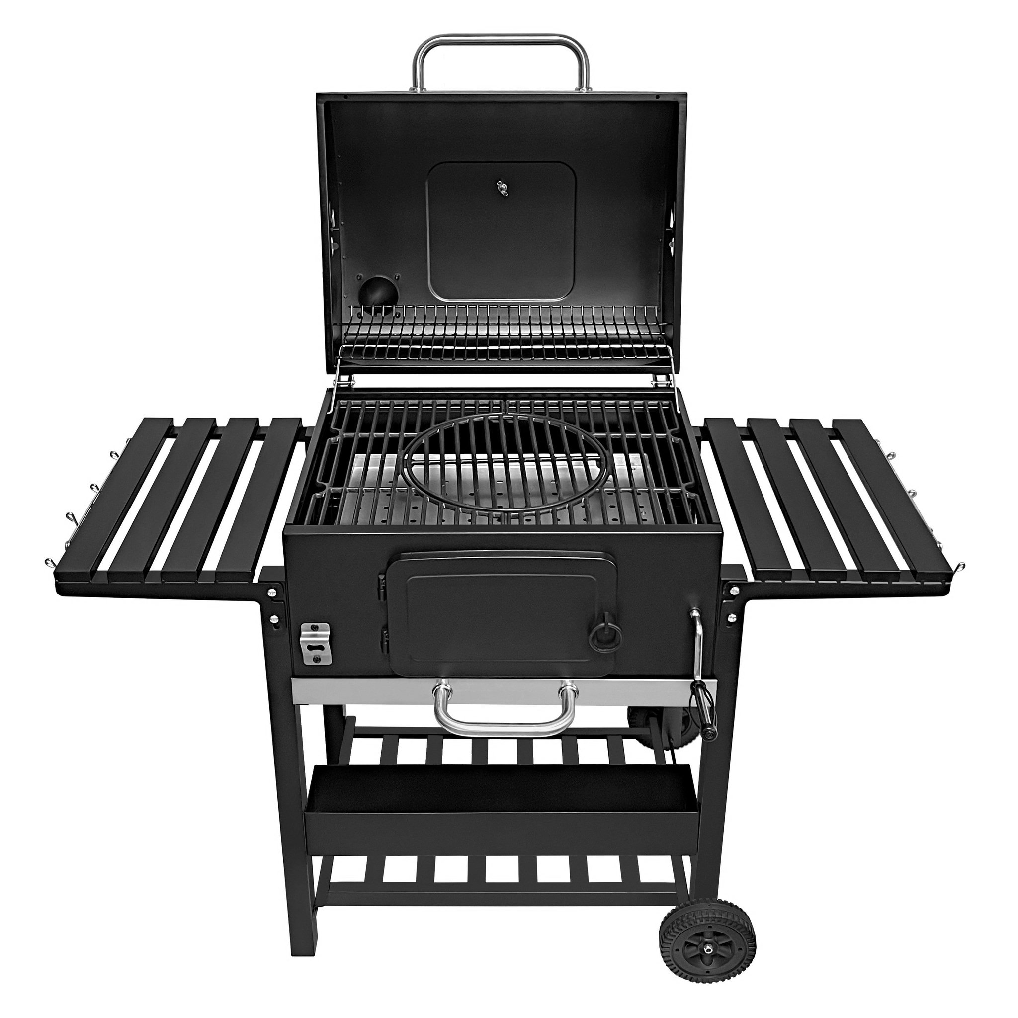 Voir la diapositive 2 : MONSTERSHOP Barbecue au charbon fumoir xl