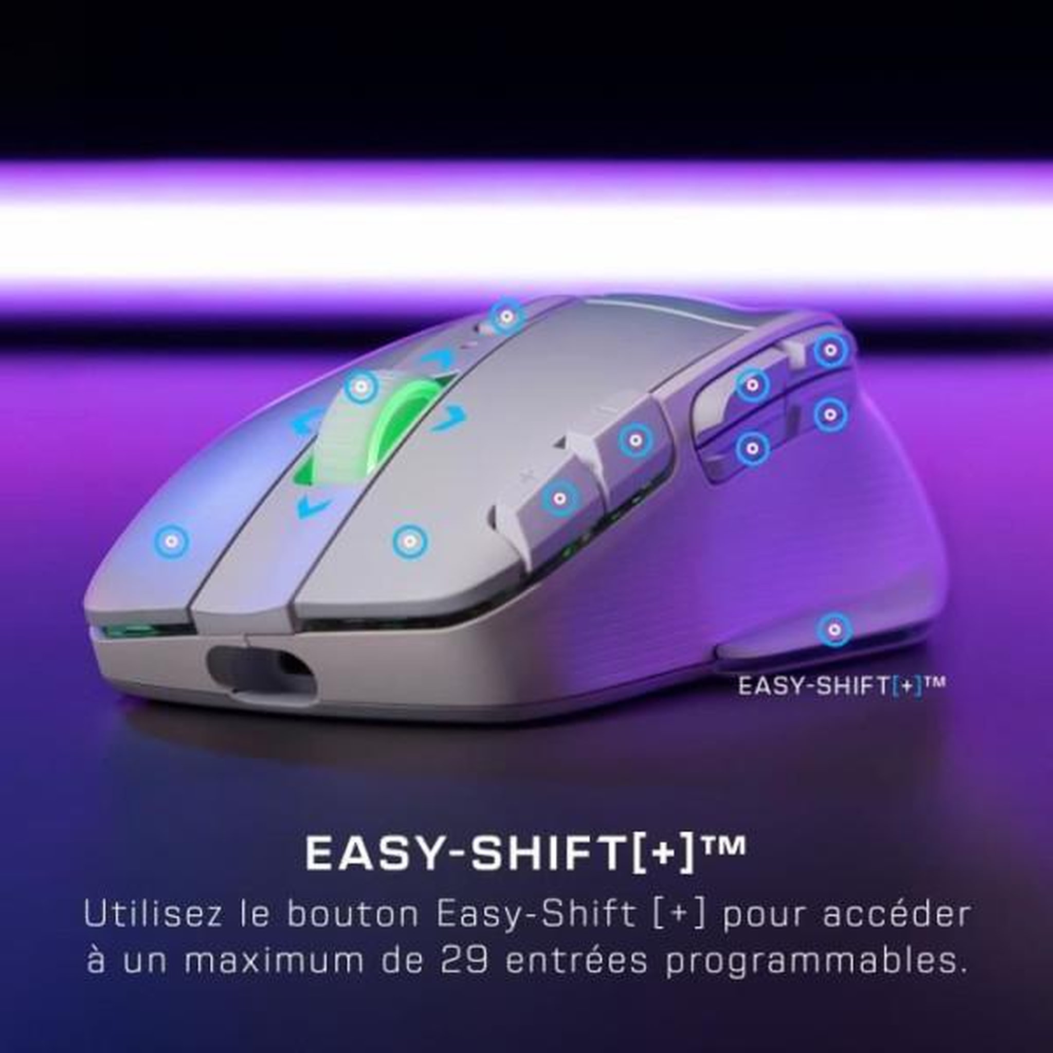 Voir la diapositive 6 : Turtle Beach Souris Gamer Sans Fil Kone XP Air Blanche