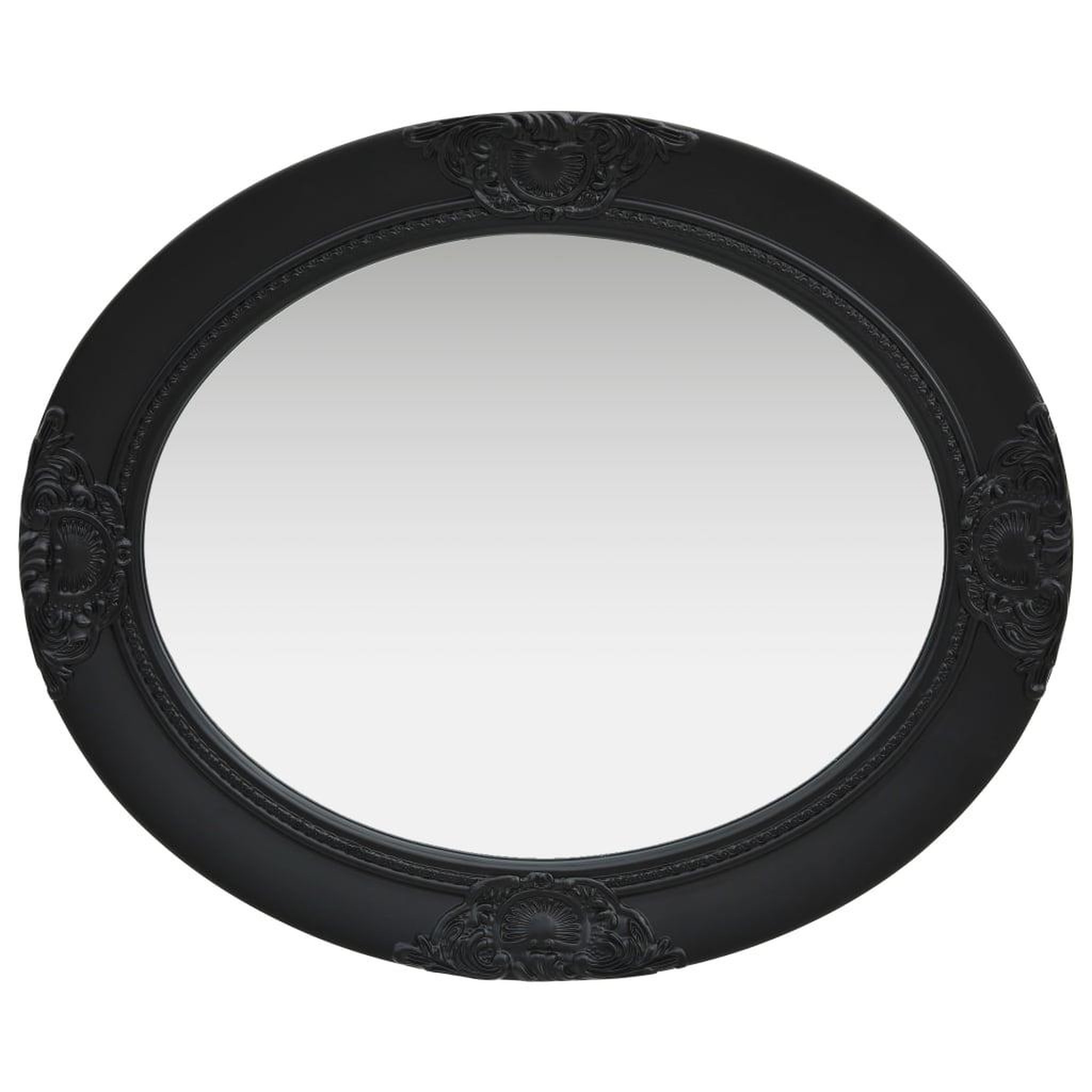 Voir la diapositive 3 : VIDAXL Miroir mural style baroque 50x60 cm noir
