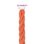 Voir la diapositive 6 : VIDAXL Corde de travail Orange 12 mm 25 m Polypropylene