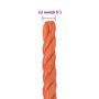 Voir la diapositive 6 : VIDAXL Corde de travail Orange 12 mm 25 m Polypropylene