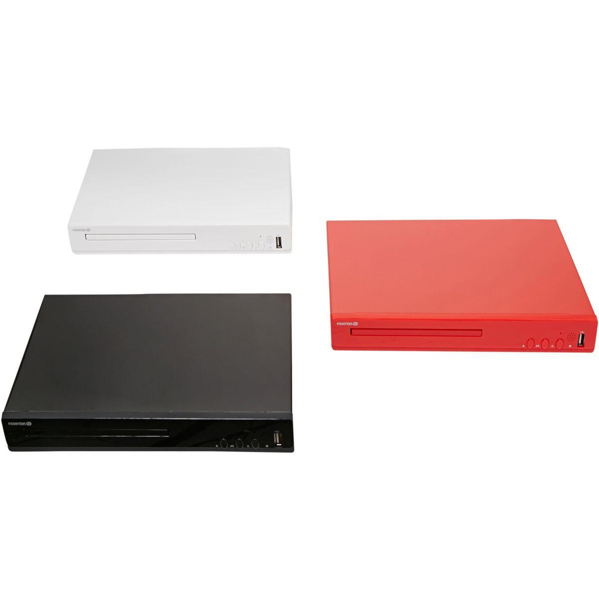 Voir la diapositive 4 : ESSENTIEL B Lecteur DVD Dvd color noir