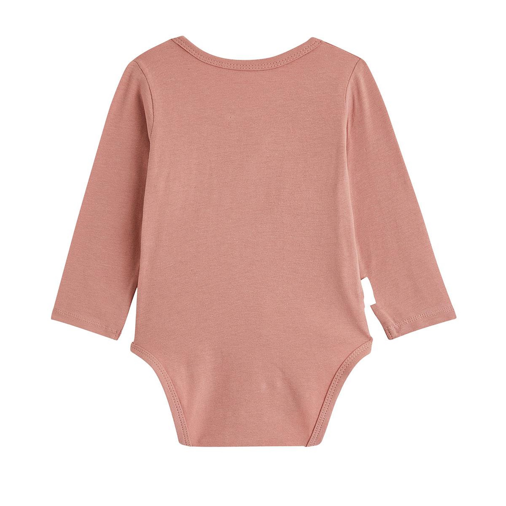Voir la diapositive 4 : PETIT BEGUIN Lot de 3 bodies bébé manches longues ouverture croisée