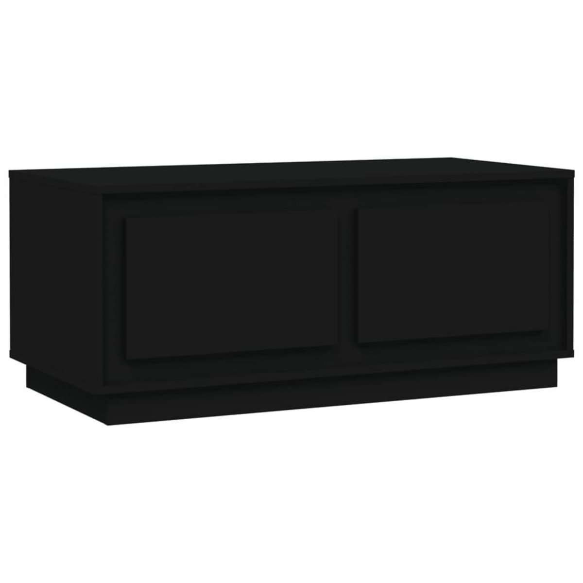 VIDAXL Table basse noir 102x50x44 cm bois d'ingenierie