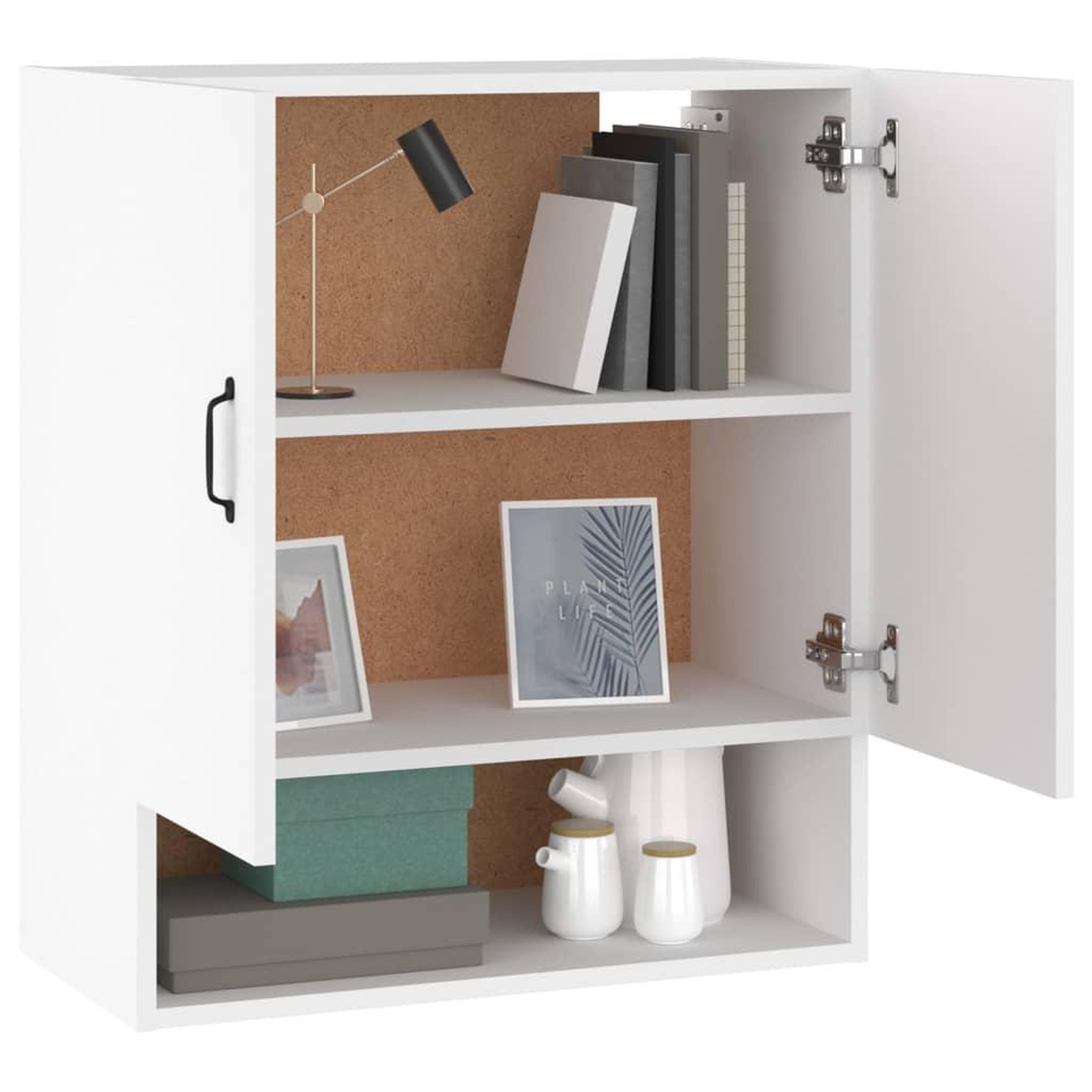 Voir la diapositive 4 : VIDAXL Armoire murale Blanc 60x31x70 cm Bois d'ingenierie
