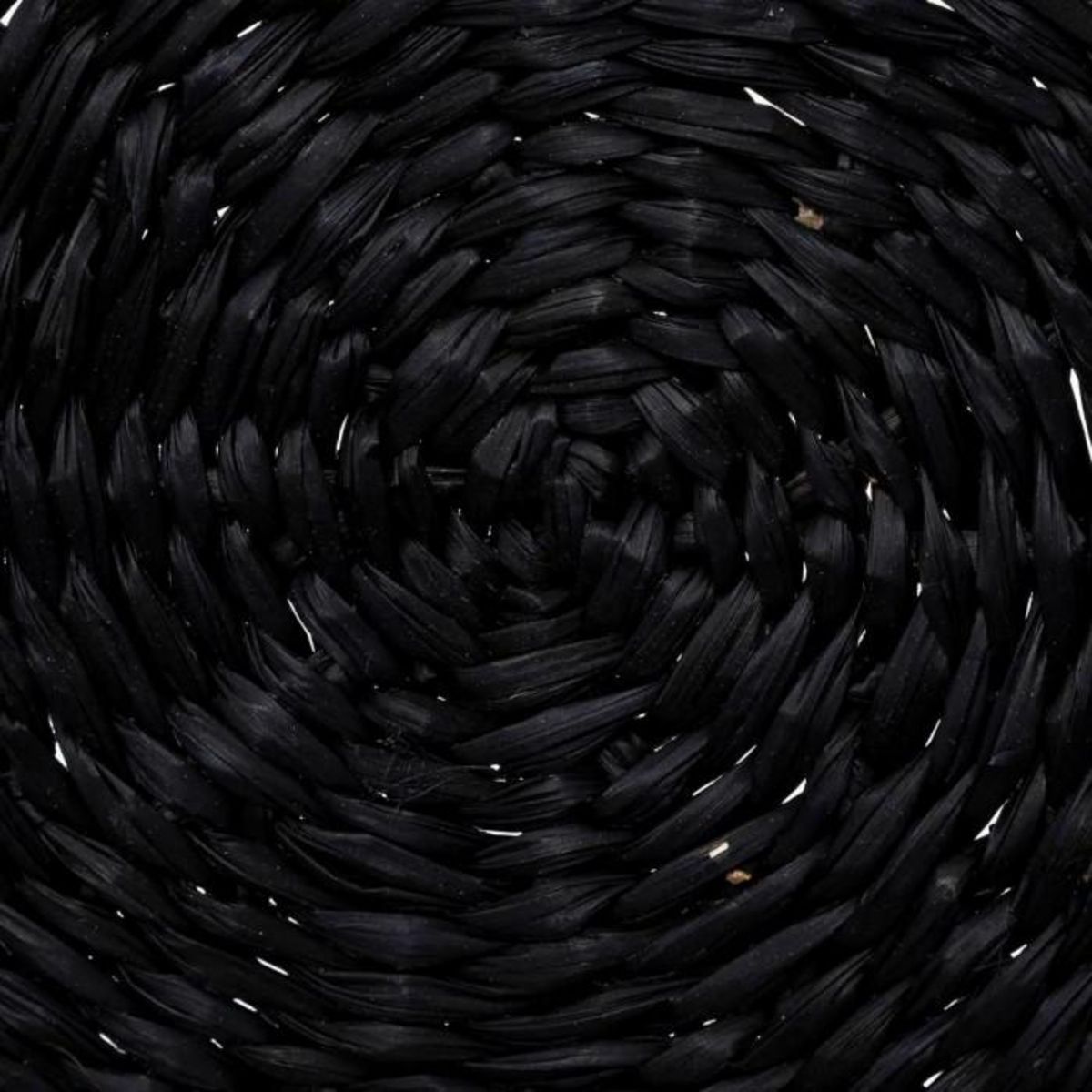 SECRET DE GOURMET Set de Table en Roseau  Cuba  40cm Noir