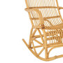 Voir la diapositive 5 : Paris Prix Fauteuil à Bascule en Rotin  Winand  87cm Naturel