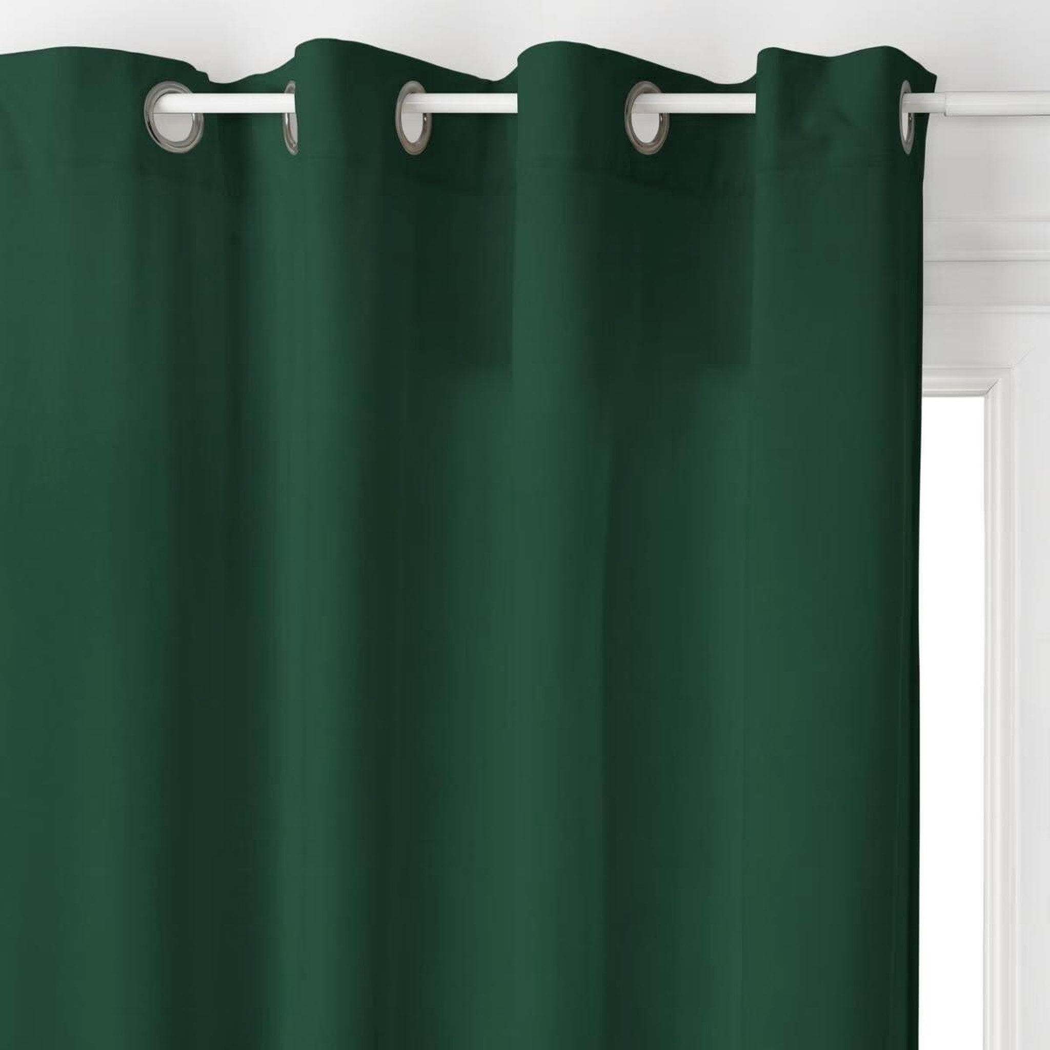 Voir la diapositive 2 : ATMOSPHERA Rideau tamisant  lilou  140x260cm vert