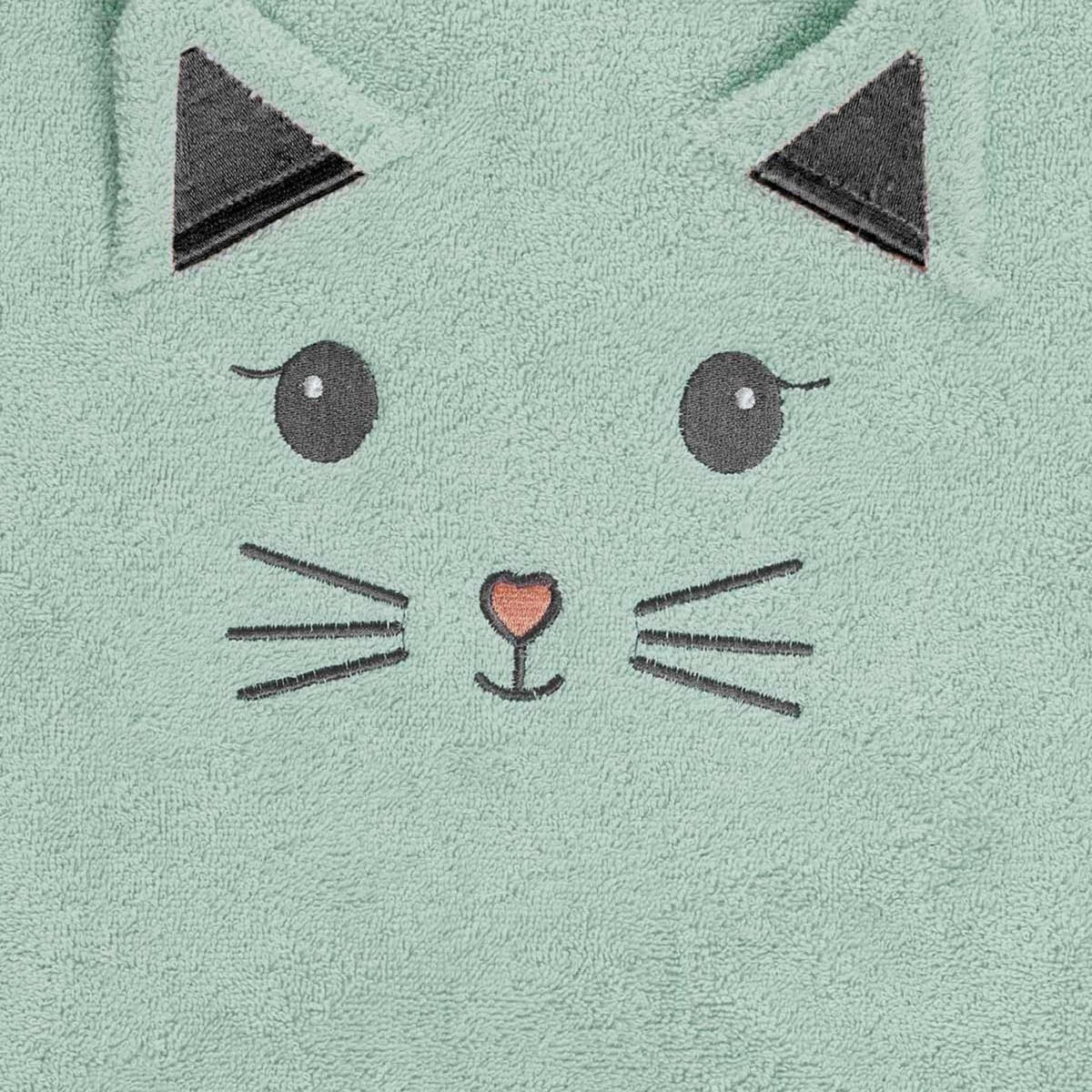 Sensei Maison Ensemble enfant 1 serviette de toilette + 1 drap de bain MISTY LE CHAT