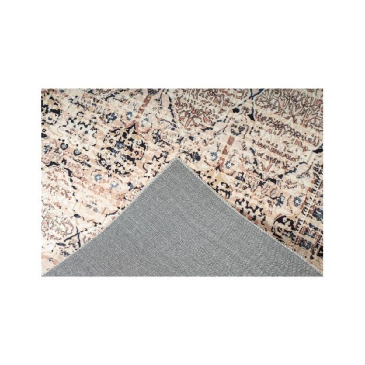 Paris Prix Tapis Vintage Motif Oriental  Galaxy IV  Beige & Bleu