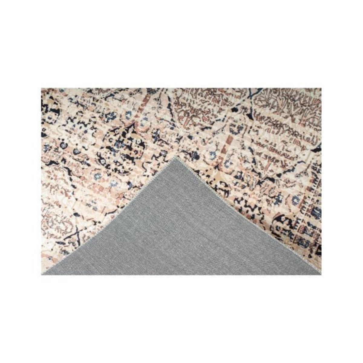 Paris Prix Tapis Vintage Motif Oriental  Galaxy IV  Beige & Bleu