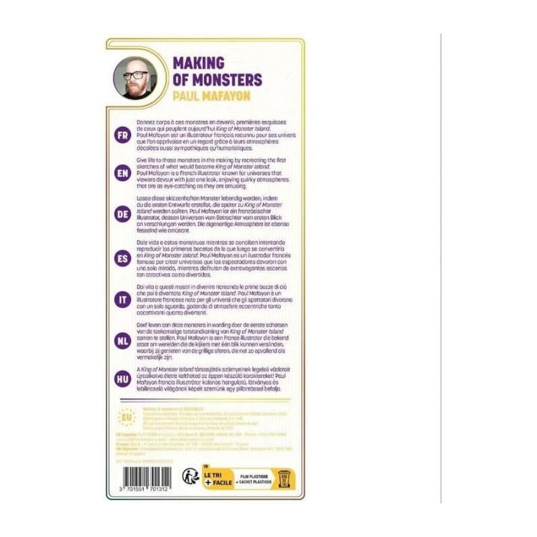 Voir la diapositive 3 : Iello Puzzle UNIVERSE - 1000 pieces - Making of Monsters