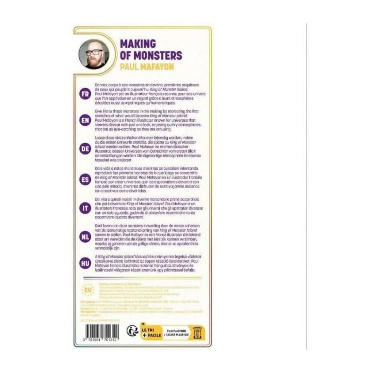 Iello Puzzle Iello Universe Making of Monsters 1000 pièces