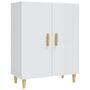 Voir la diapositive 2 : VIDAXL Buffet Blanc brillant 70x34x90 cm Bois d'ingenierie
