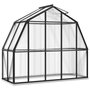Voir la diapositive 4 : VIDAXL Serre avec cadre de base anthracite 3,3 m^2 aluminium