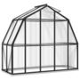 Voir la diapositive 4 : VIDAXL Serre avec cadre de base anthracite 3,3 m^2 aluminium