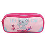 Voir la diapositive 1 : Bagtrotter BAGTROTTER Trousse scolaire 2 compartiments Lili Lou Rose