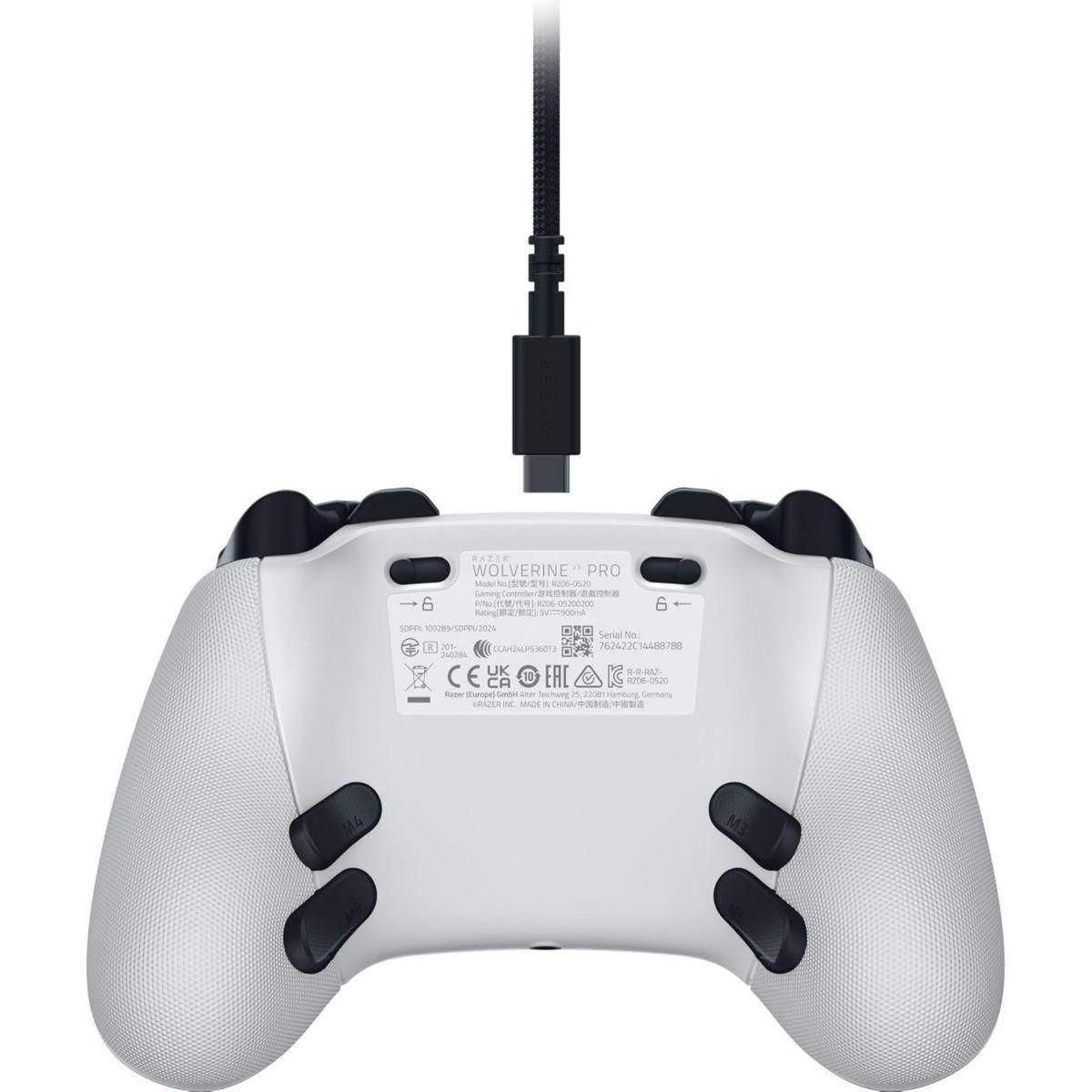 Razer Manette Wolverine V3 Pro Blanche