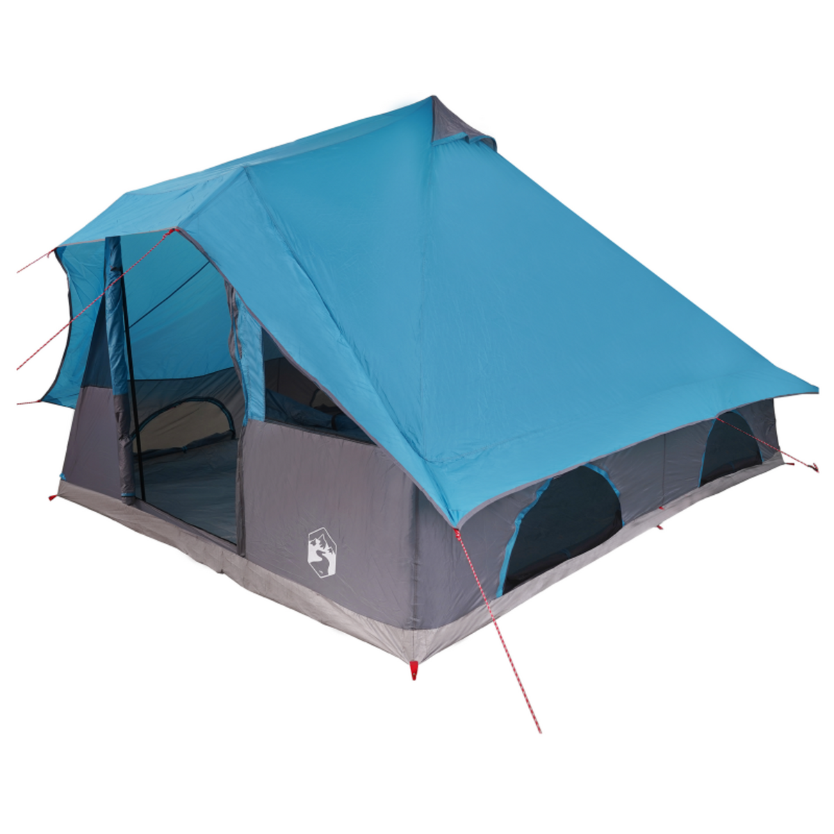 VIDAXL Tente Famille Tipi Bleue 8 Personnes Imperméable