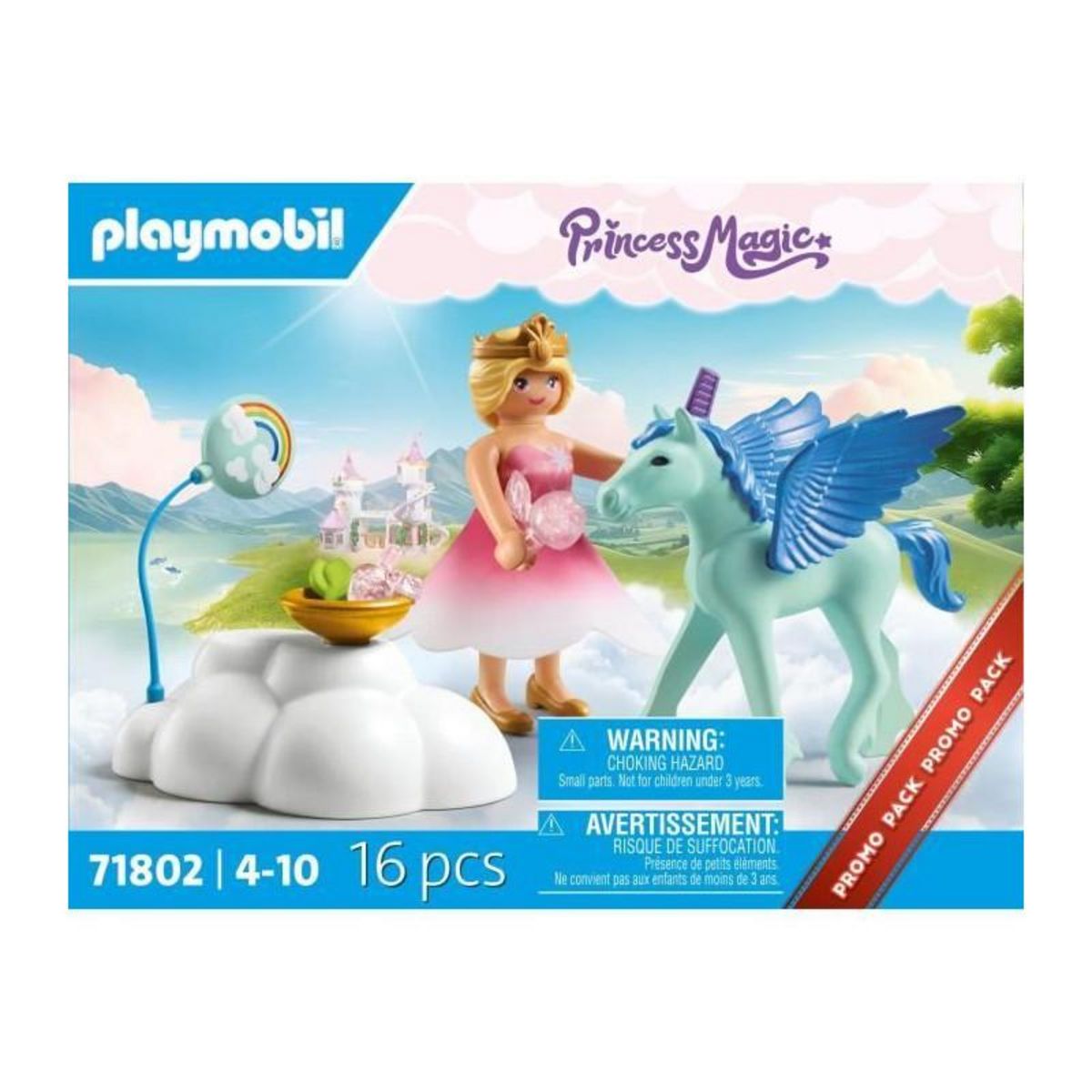 PLAYMOBIL 71802 Princesse et poulain aile, nuage et accessoires