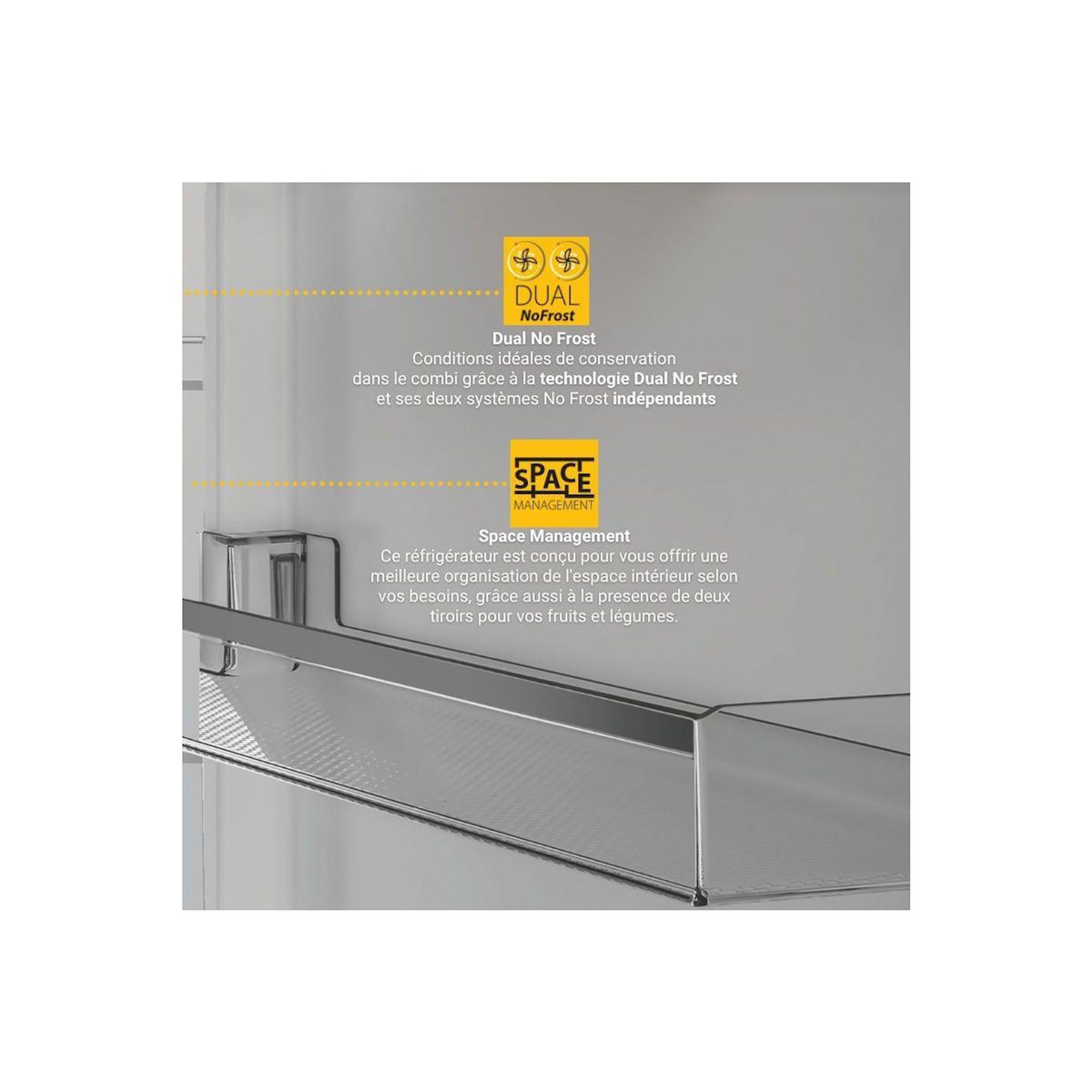 Whirlpool Réfrigérateur combiné WHK25404XP4E