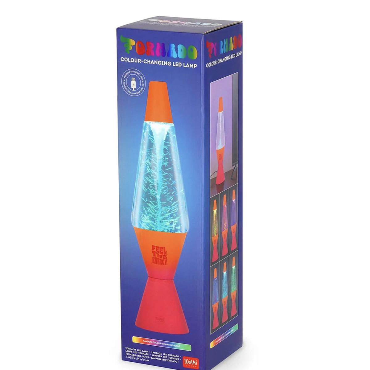 LEGAMI Lampe led tornado changing light
