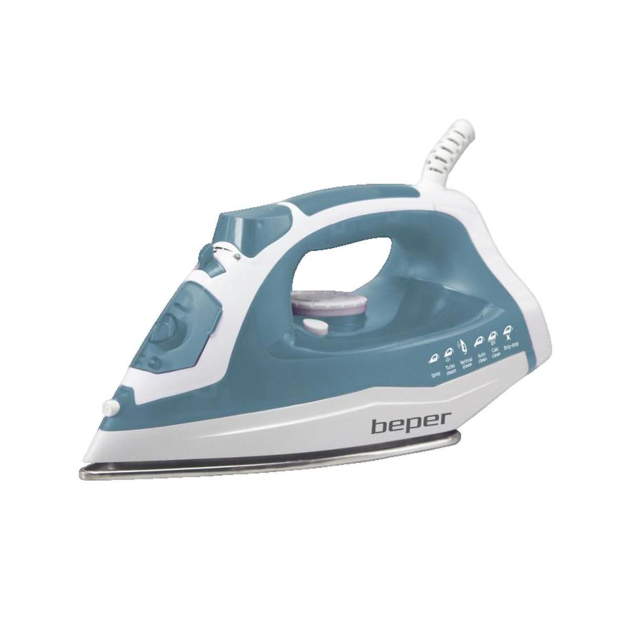 Voir la diapositive 2 : BEPER Fer à repasser Beper P204FER002 acier inoxydable 2400 watts